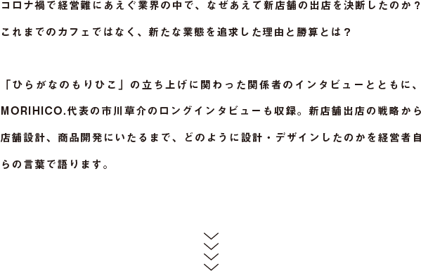 コロナ禍で経営難にあえぐ業界の中で、なぜあえて新店舗の出店を決断したのか？